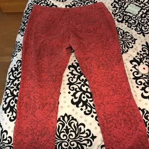 Mossimo Skinny Pants with Lace Pattern